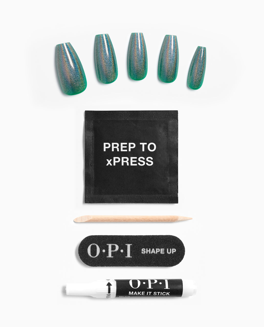 OPI Ask For A Raise Green Press-on Nails Product
