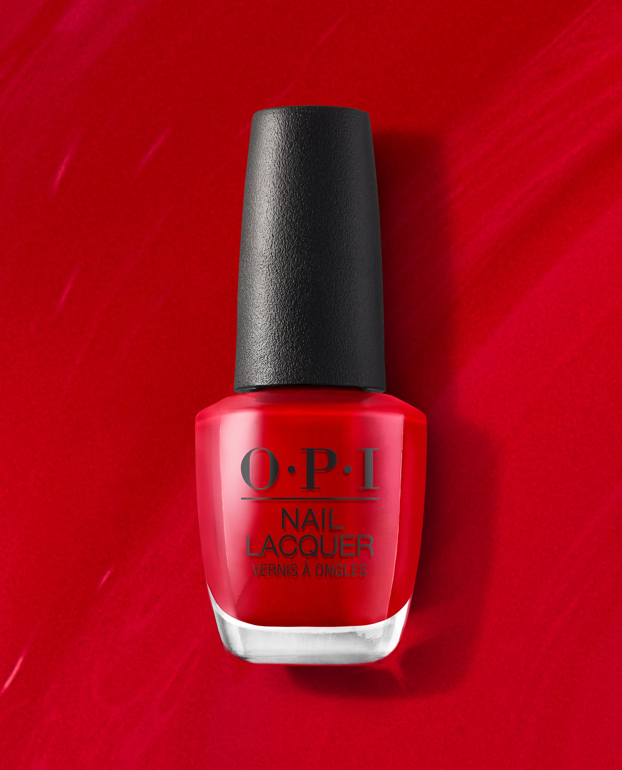 OPI Nail Lacquer, Opaque & Vibrant Crme Finish Red Nail Polish, Up to 7  Days of Wear, Chip Resistant & Fast Drying, Big Apple Red, 0.5 fl oz