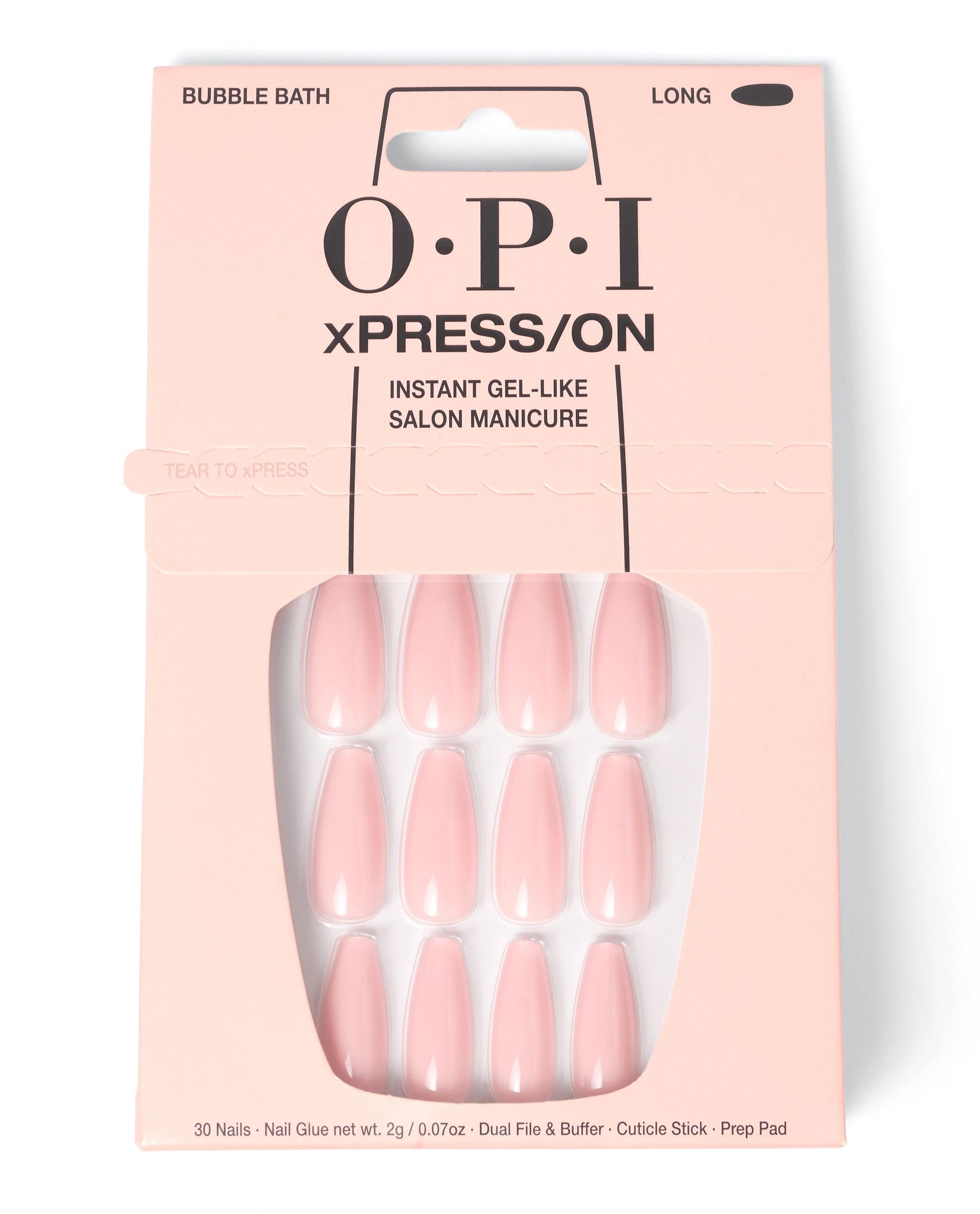 Bubble Bath® - Nude Candy Pink Press-on Nails | OPI