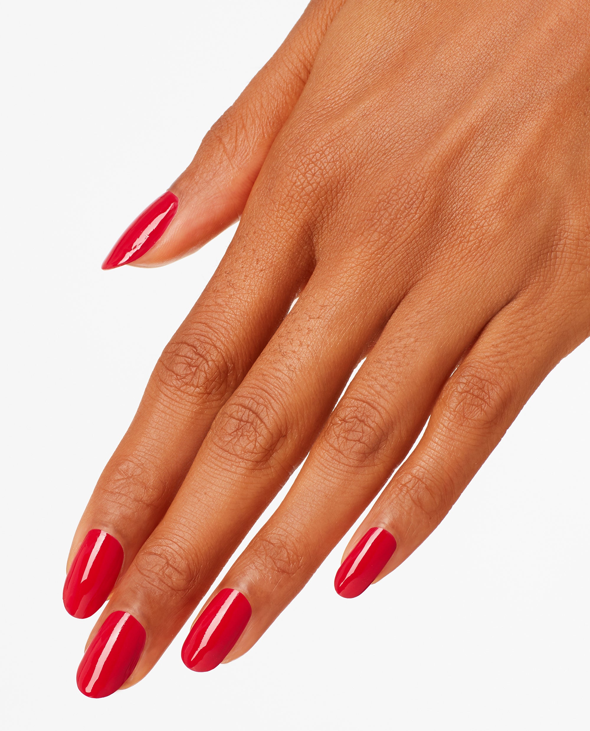 OPI Color So Hot It Berns Red Nail Polish Mani