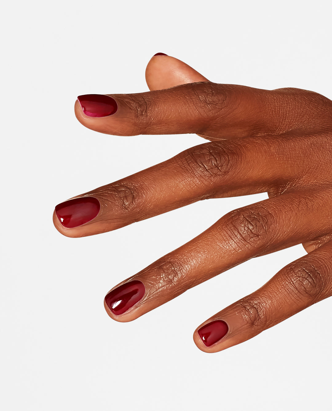 OPI Como se Llama? Red Gel Nail Polish Mani