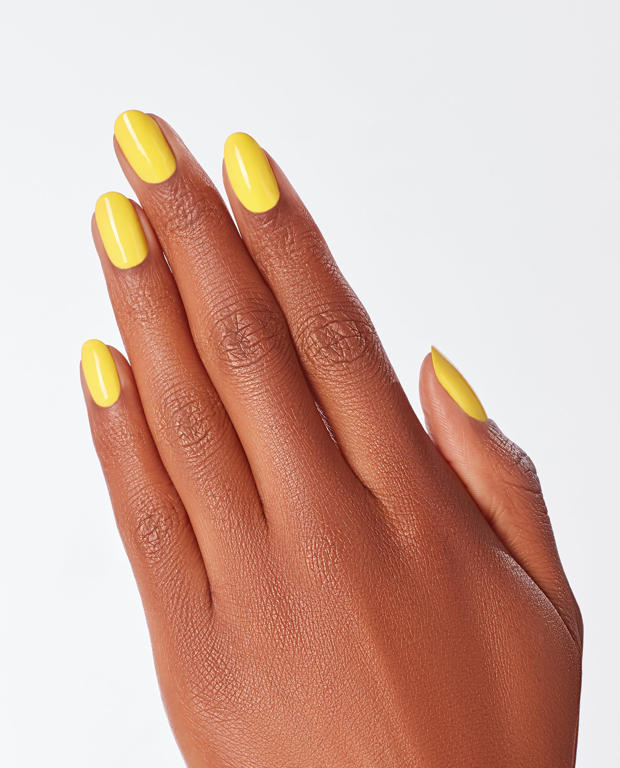 Bright Manicure Design of Yellow Nails Stock Photo - Image of finger, body:  98081270