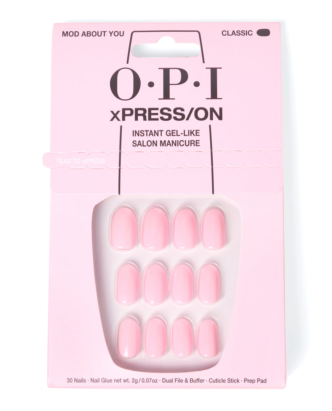 OPI Mod About You - Short Pink Press-on Nails