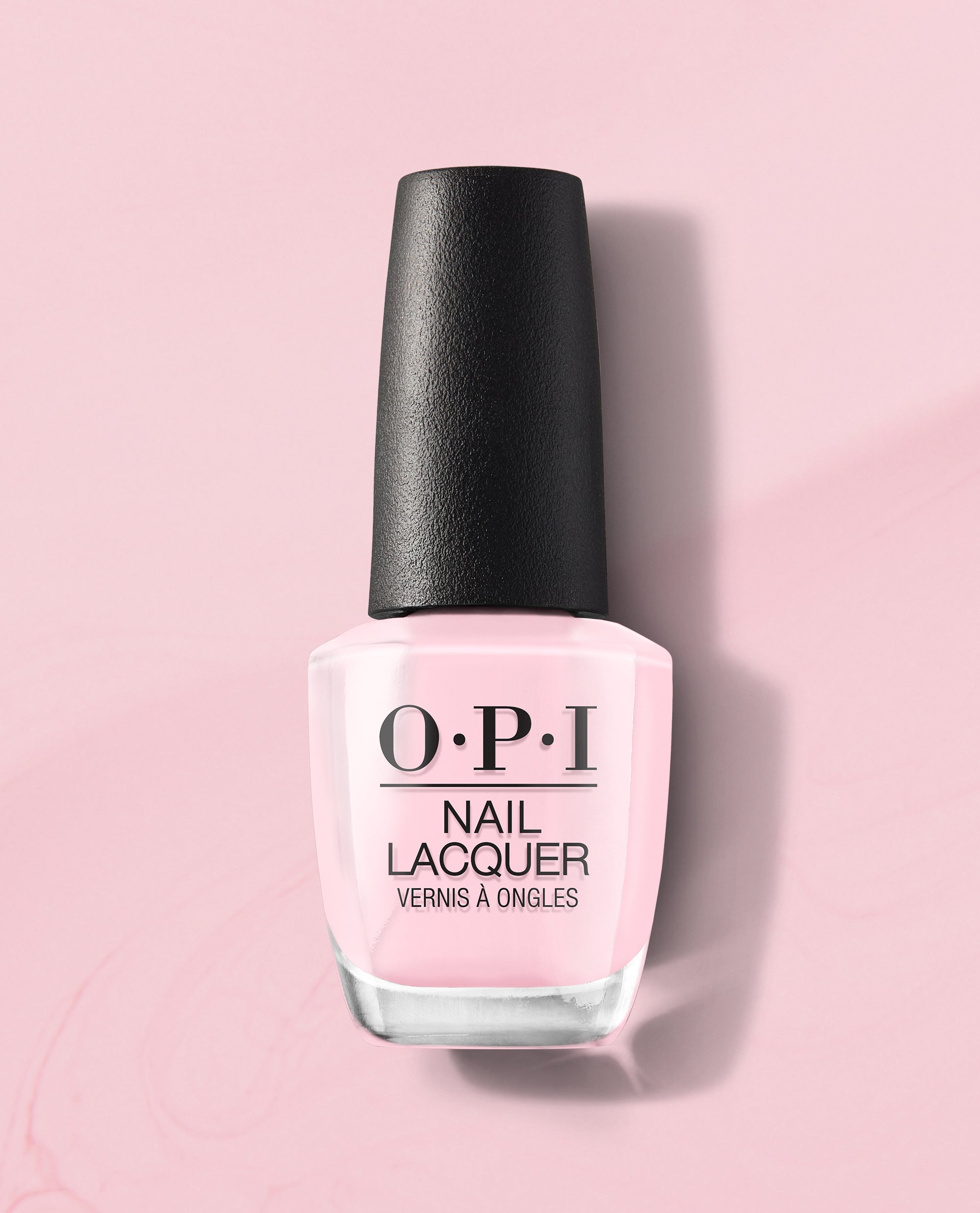 pastel pink nail polish