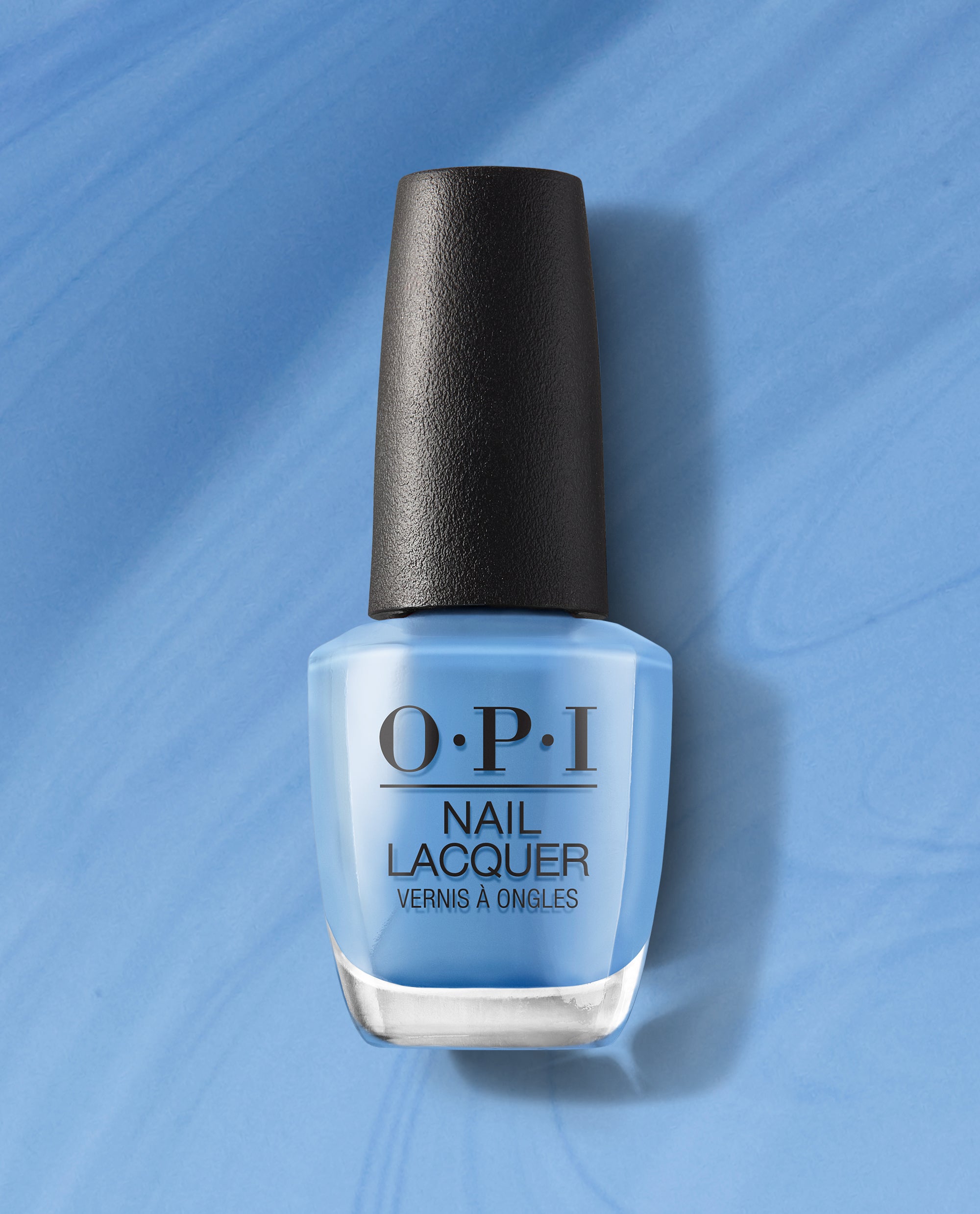 blue nail polish opi