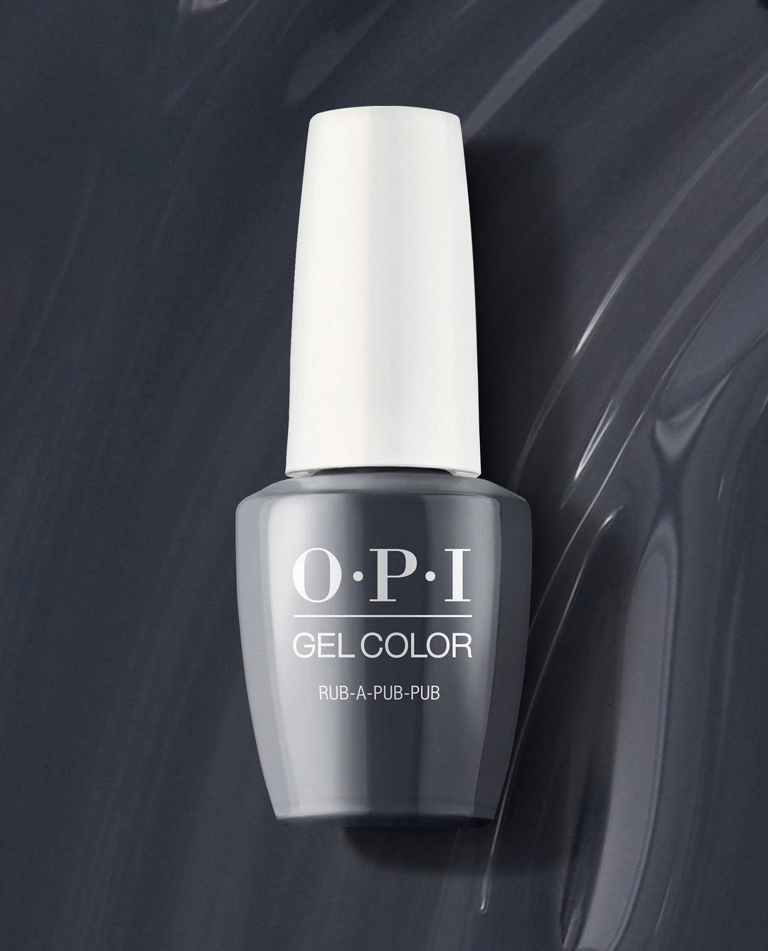 OPI Rub-a-Pub-Pub Gray Gel Nail Polish