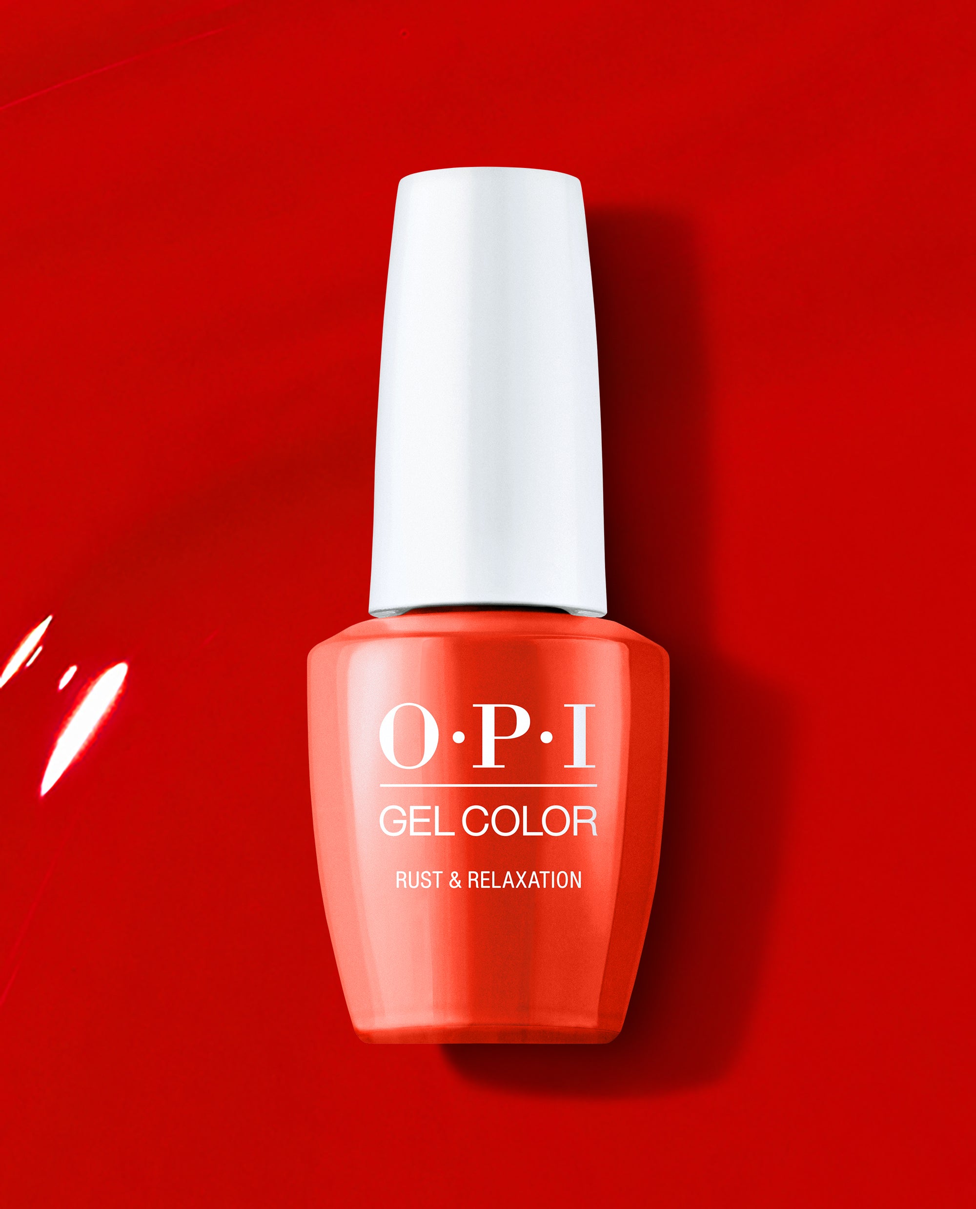 OPI Rust & Relaxation Red Gel Nail Polish