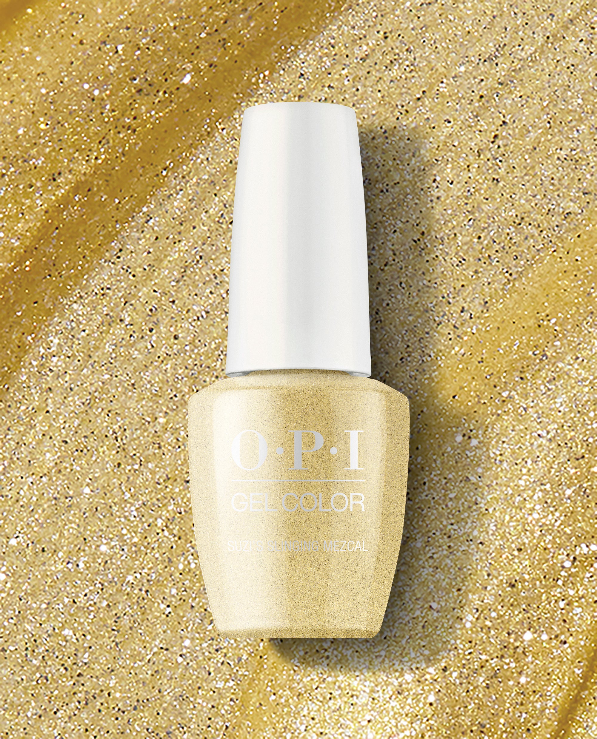 OPI Suzi's Slinging Mezcal Yellow Gel Nail Polish