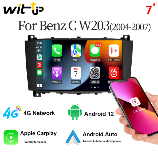 Für Mercedes Benz W463 W203 7 Touchscreen Android Autoradio GPS Navi
