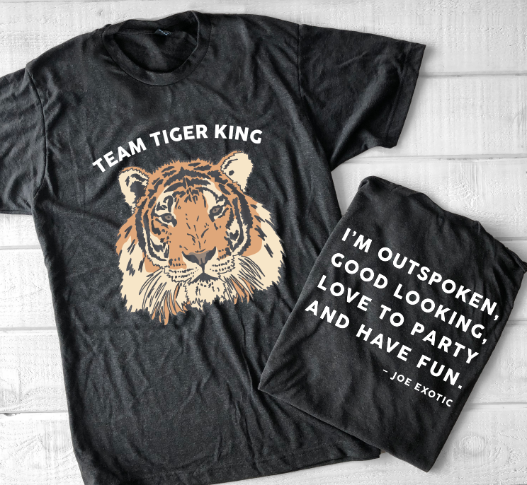 tiger king shirt for sale