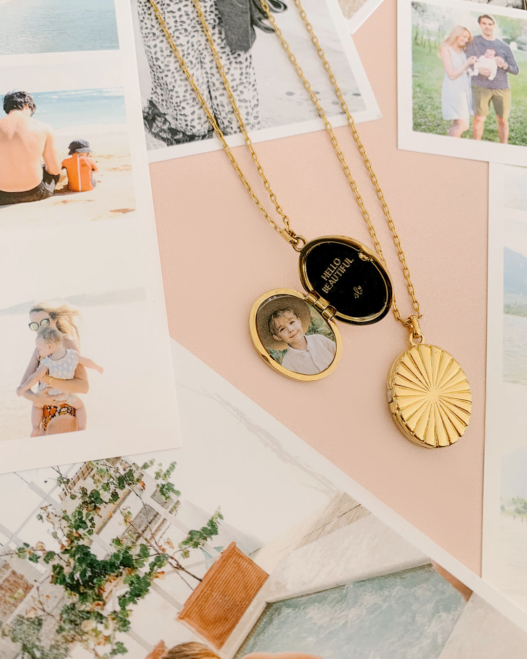 Locket flat lay photo