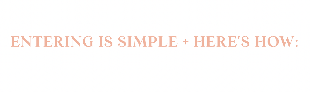 Entering is simple and here's how