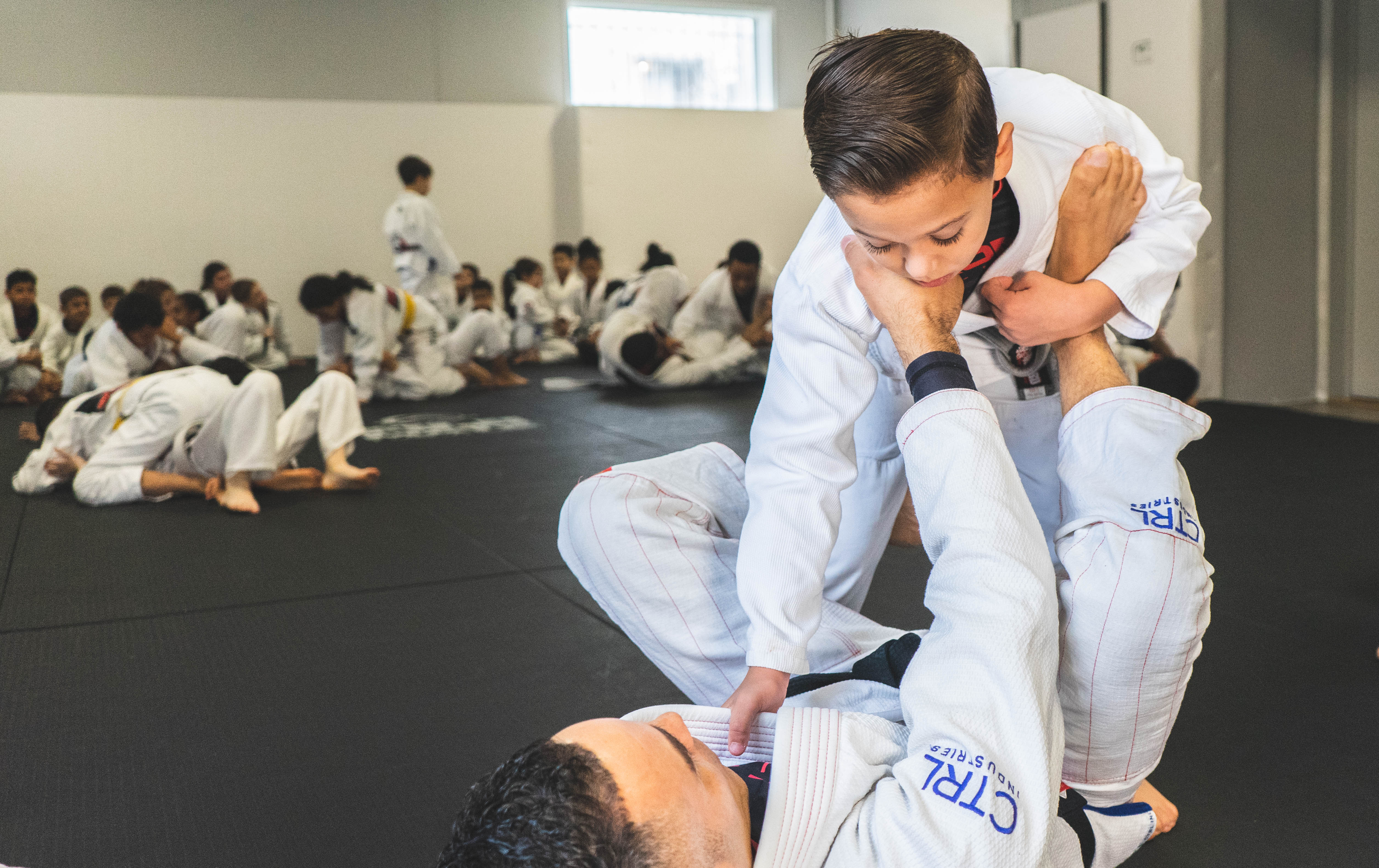 Kids Doing Jiu Jitsu