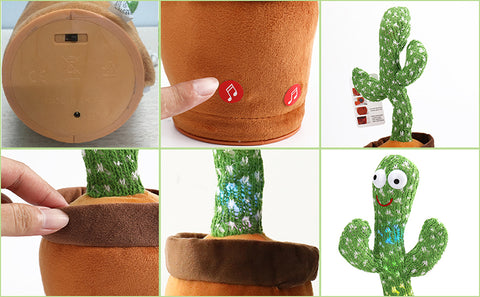 Cacto Dançante E Falante Infantil Original - Cactus Happy