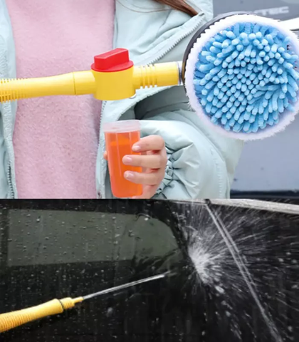 Car Wash Brush - Rotating Car Brush - Car Wash Mop