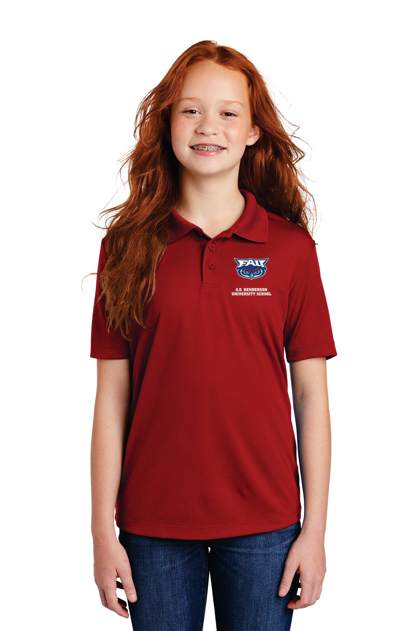 youth moisture wicking polo shirts