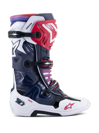 Alpinestars Tech 10 Supervented Boots Night Navy White Rainbow, Size  13