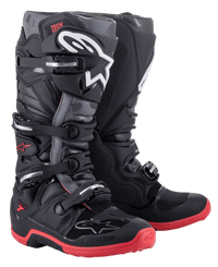 Alpinestars Tech 7 Boots - Past Collection Black/cool Gray/red, Size  12