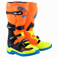 Alpinestars Tech 5 Boots Orange Fluo/enamel/blue/yellow Fluo, Size  12