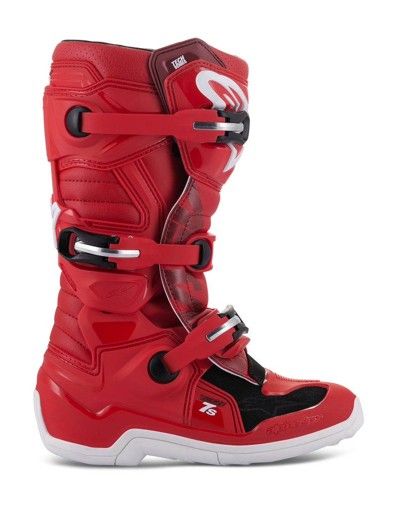 Alpinestars Youth Tech 7S Boots Red, Size  6