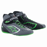 Alpinestars Tech-1 KX V2 Shoes Black/dark Gray/green Fluo, Size  12