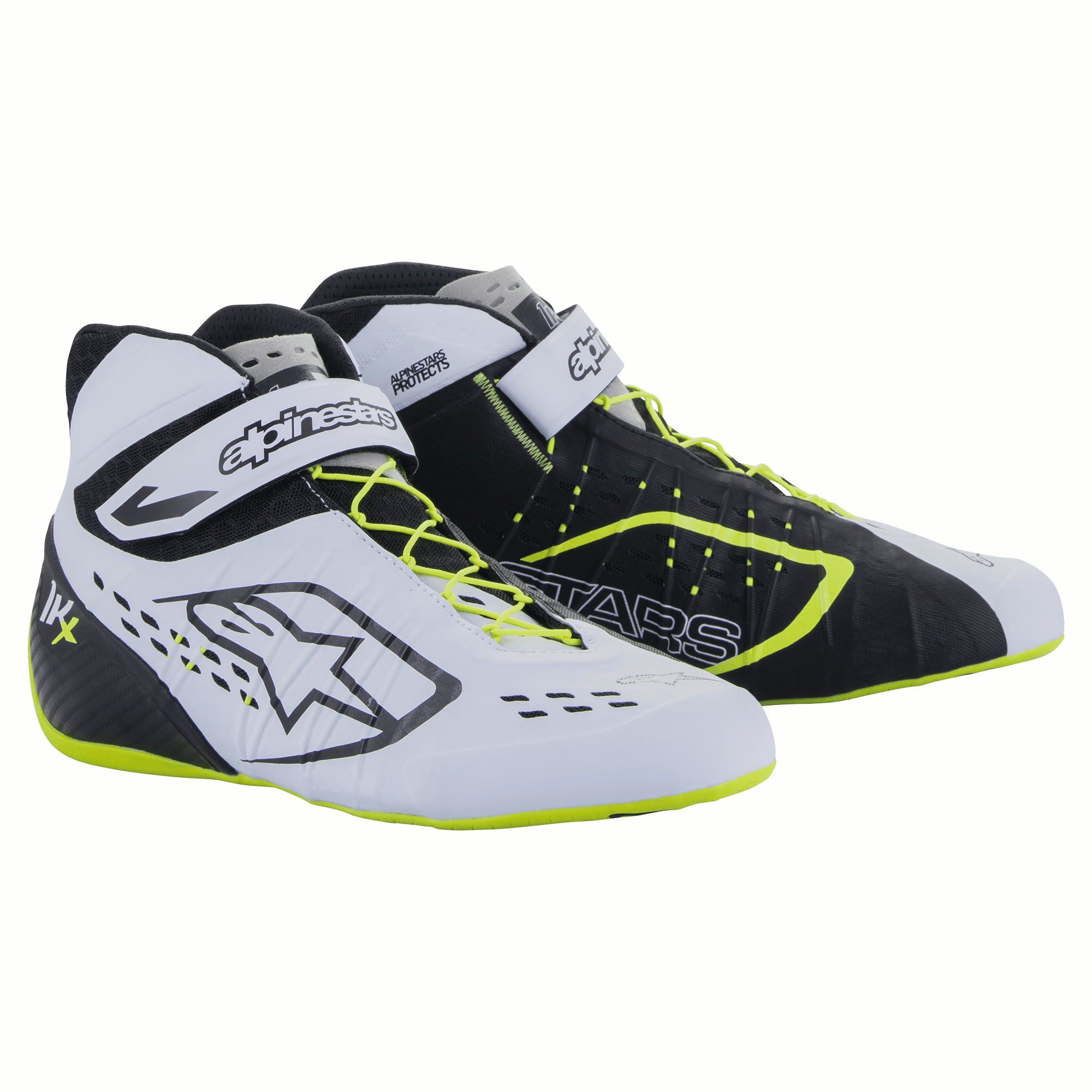 Alpinestars UK Alpinestars Tech-1 KX V2 Shoes Black/white/yellow, Size  10