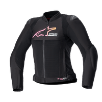 Alpinestars Women Stella SMX Air Jacket Black/yellow/pink, Size  XL