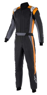 Alpinestars GP Pro Comp V2 FIA Suit Black/asphalt/orange Fluo, Size  60