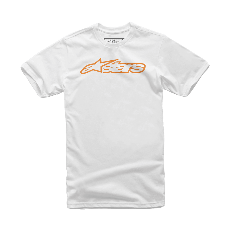 Alpinestars Juvy Blaze Tee White/orange, Size  4