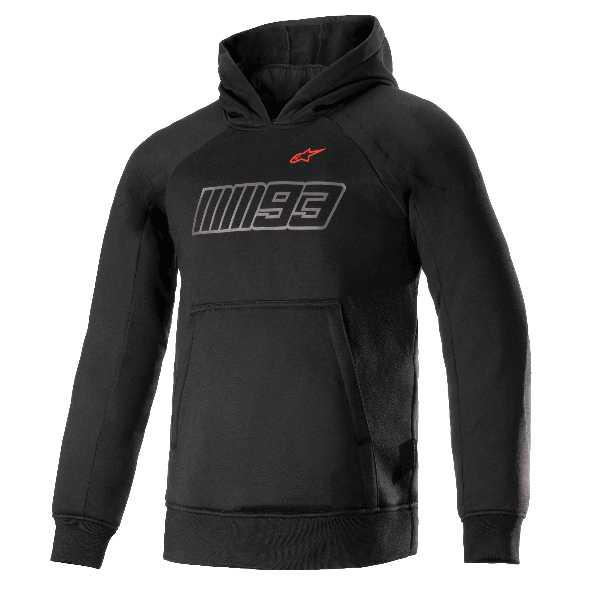 Photos - Motorcycle Clothing Alpinestars MM93 Thunder Hoodie Black/bright Red 