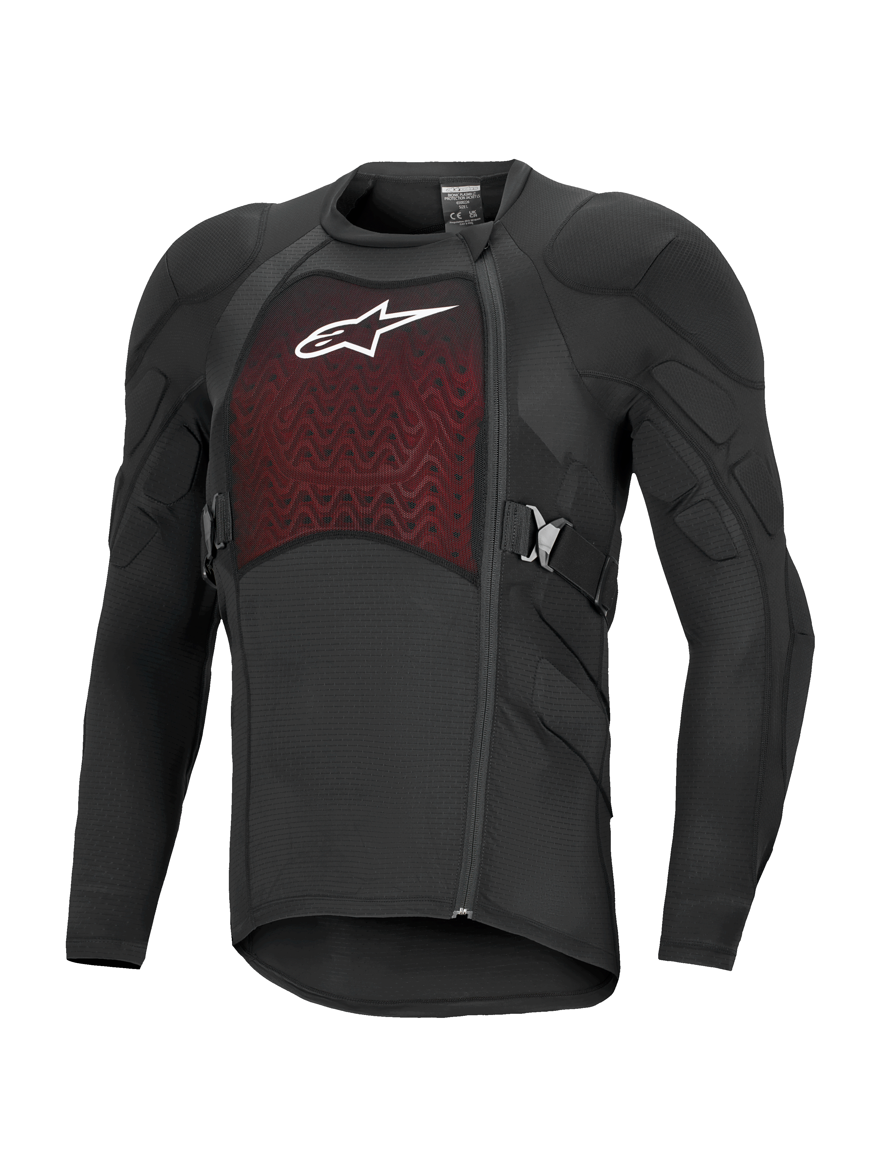 Alpinestars Bionic Plasma LT Protection Jacket - Long Sleeve Black White, Size: XXL