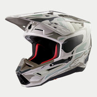 Alpinestars SM5 Mineral Helmet ECE Warm Gray/celadon/green Glossy, Size  XL