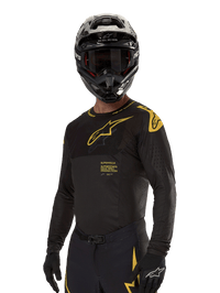 Alpinestars 2024 Supertech Ward Jersey Black/yellow, Size  XL