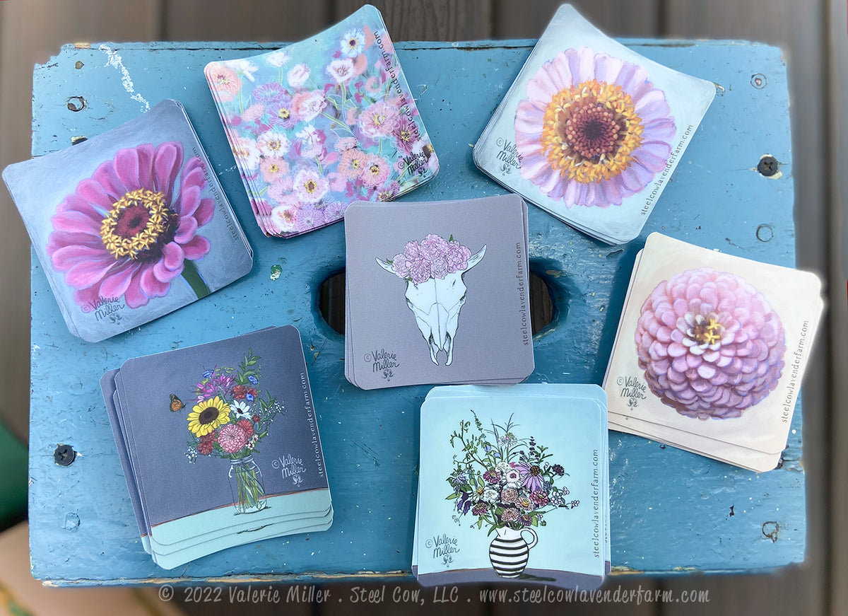 Happy Flowers  Decorative Stickers – Simply Me, Kish