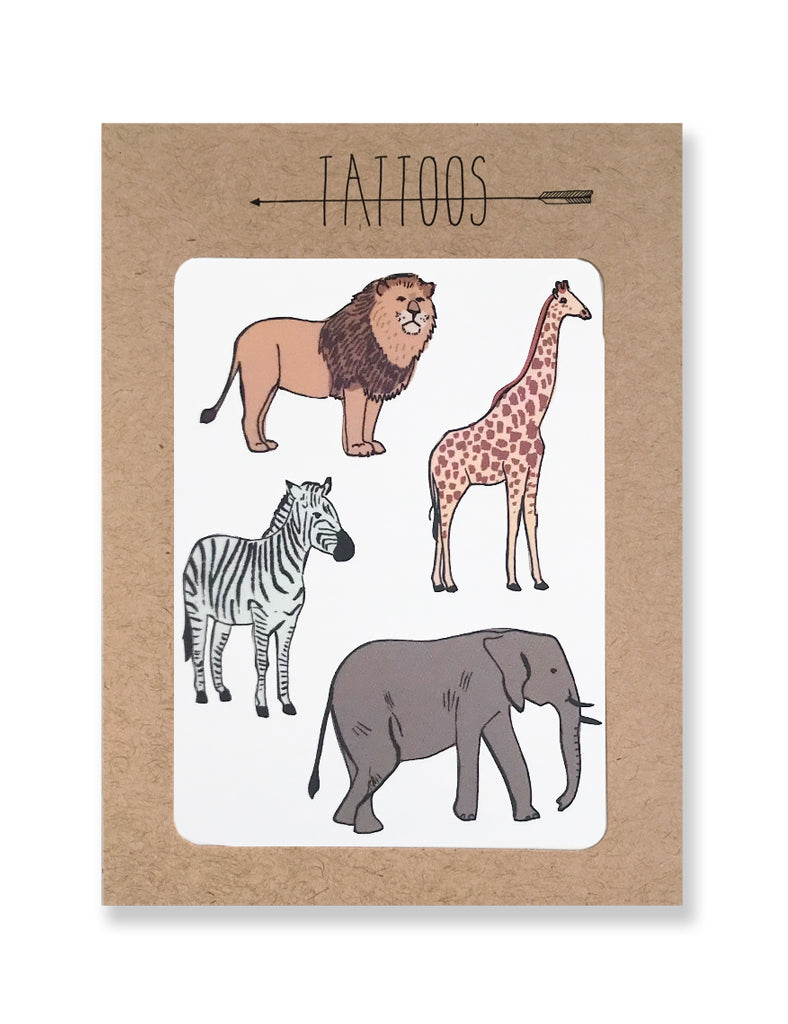 Safari Temporary Tattoo - Hartland Brooklyn | hartlandbrooklyn