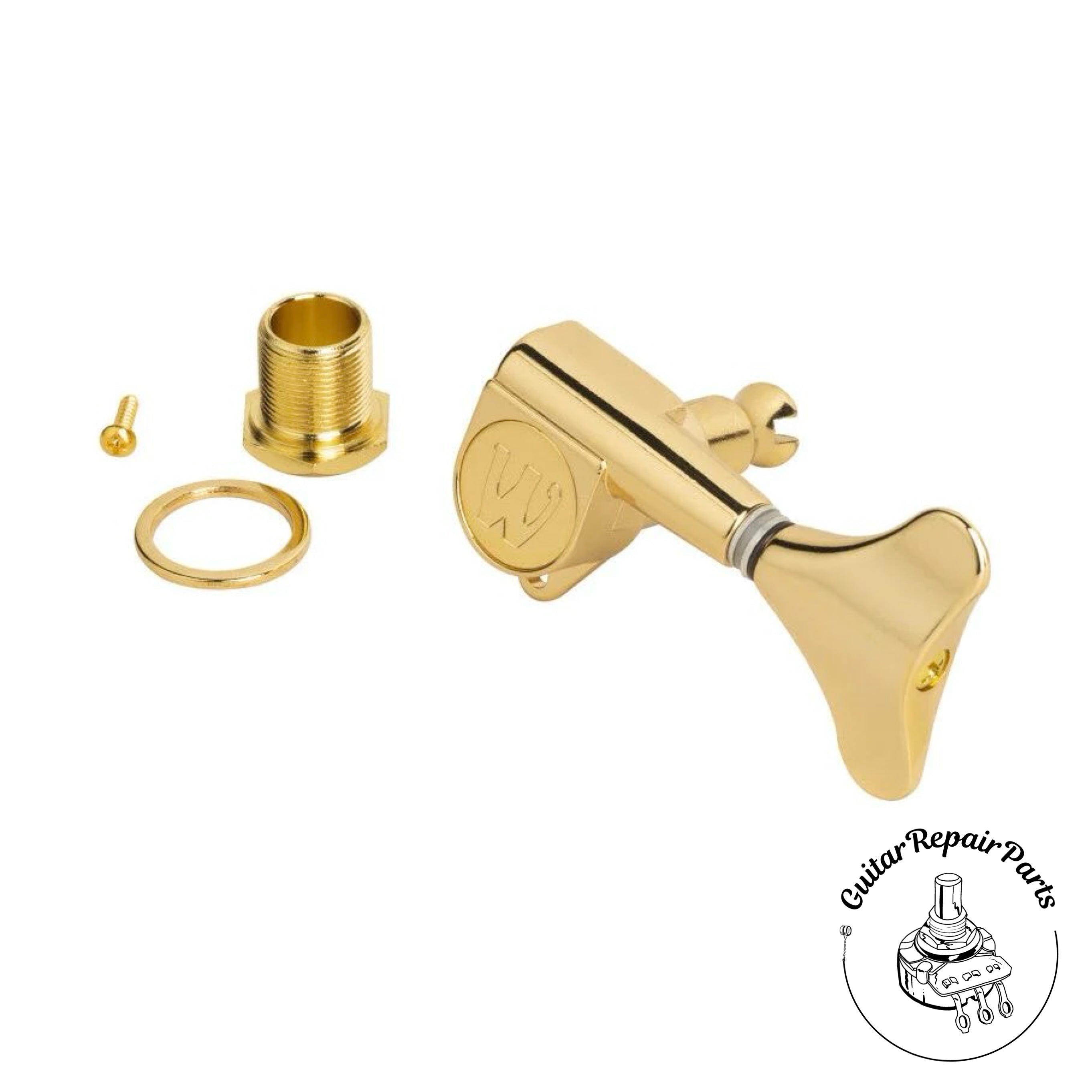 Warwick Bass Tuning Machine Key, Left (Bass Side) - Gold