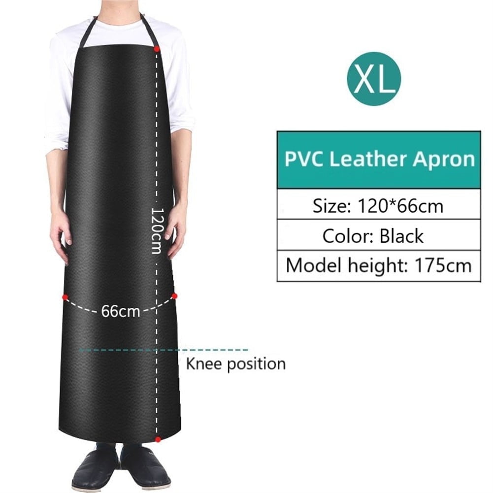 AFQH Thick Rubber Apron, Waterproof Apron, Adjustable Work Aprons for DishWashing, Cleaning Fish, Gardening, Lab Work, Butcher and Dog Grooming
