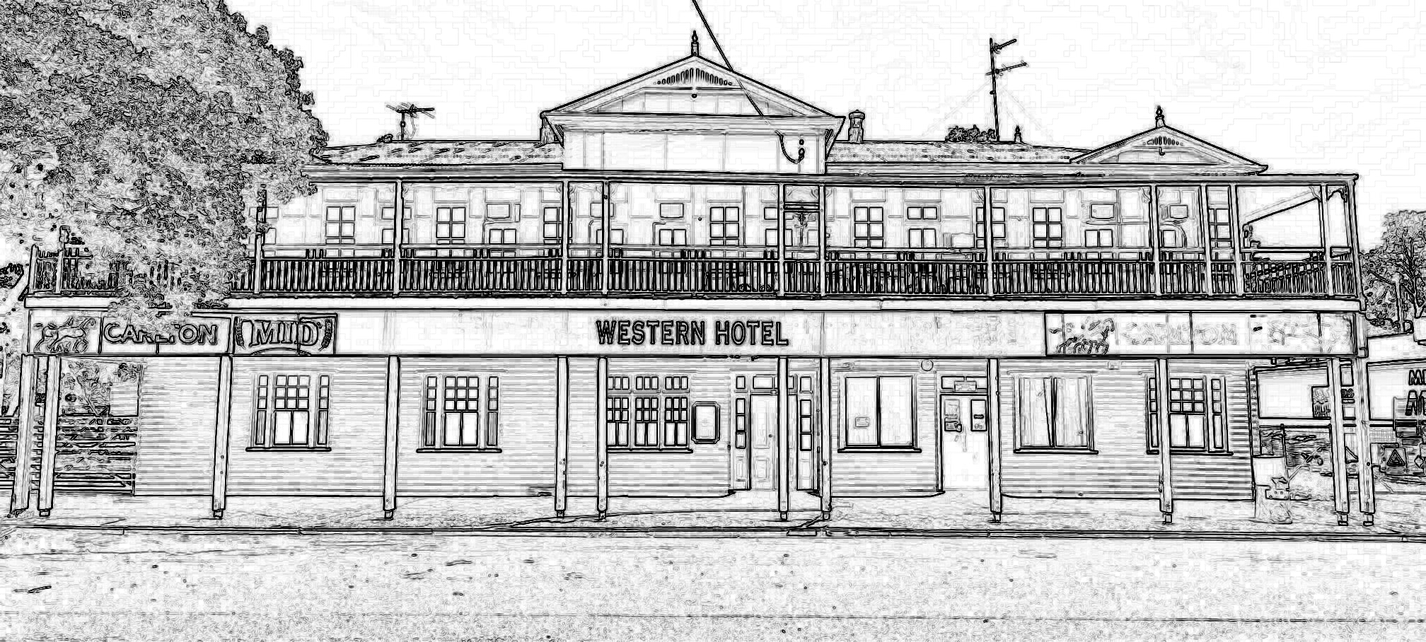 Western Hotel (Pub) Mitchell Queensland Australia