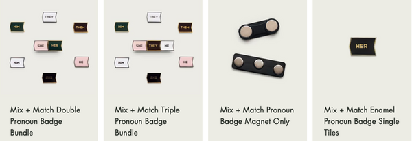 Mix and match double bundle, triple bundle, magnetic backs, and single tiles