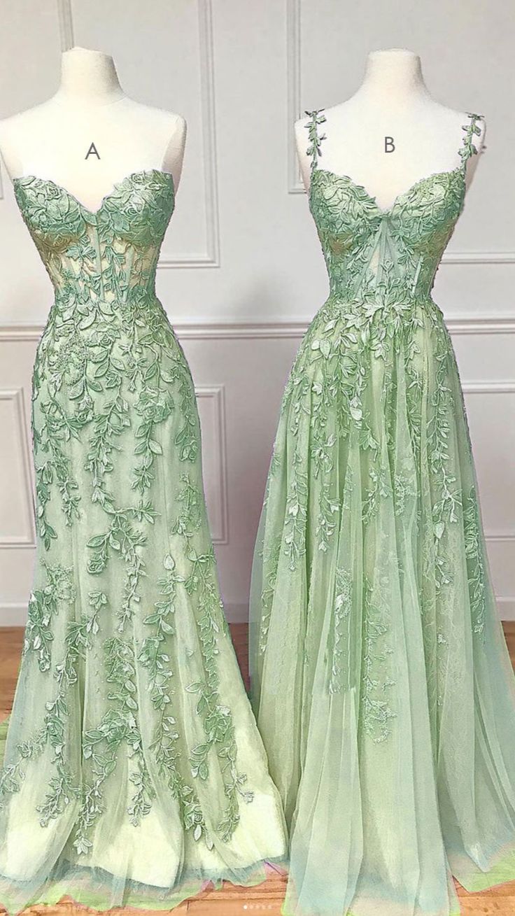 2024  Long Green Prom Dress     fg4456