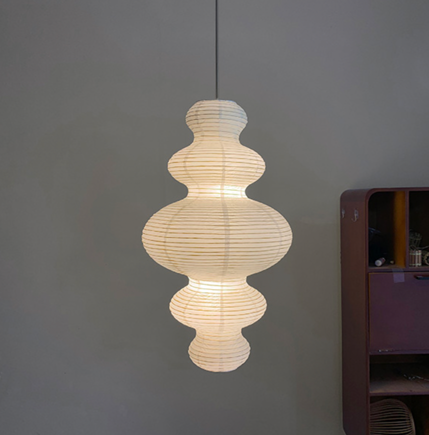 rice paper hanging lamps