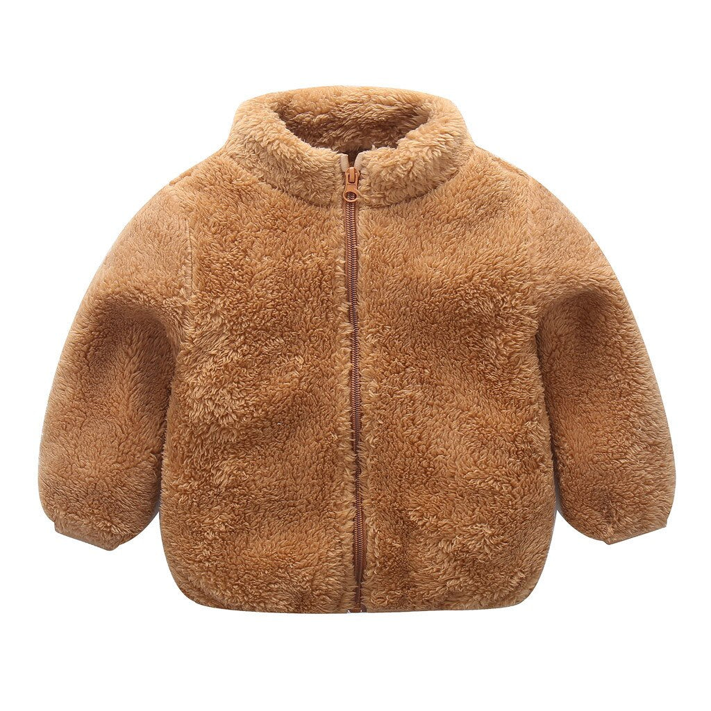 Sherpa Style Kids Winter Jacket - Baby Luna