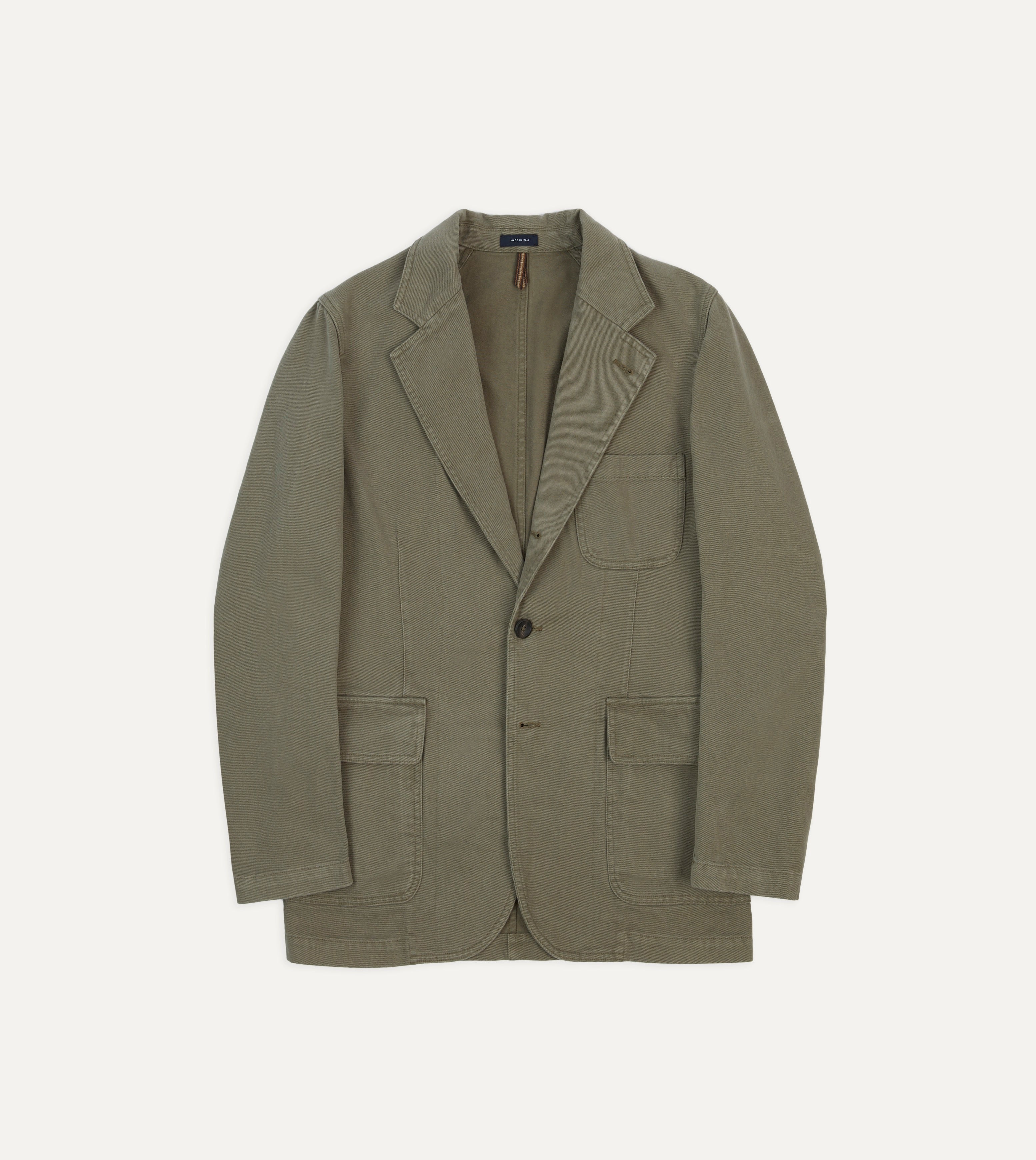 Khaki Heavy Cotton Twill Games Blazer Mk. I - Drakes US product image