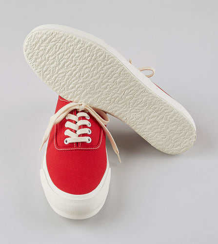 Doek Red Canvas Oxford Trainers – Drakes US