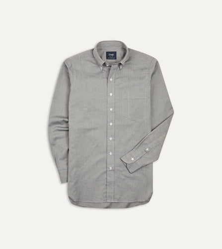 Pinpoint mandarin collar shirt, Shirts