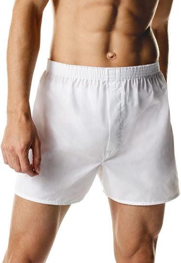 Hanes 436B Men's TAGLESS Full-Cut Boxer with Comfort Flex Waistband 3-Pack Image 1
