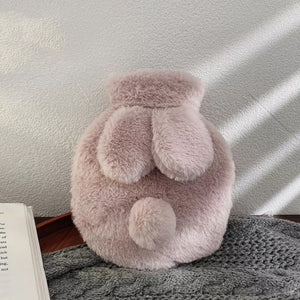 Imitation Rabbit Fur Plush Removable Hot Water Bag