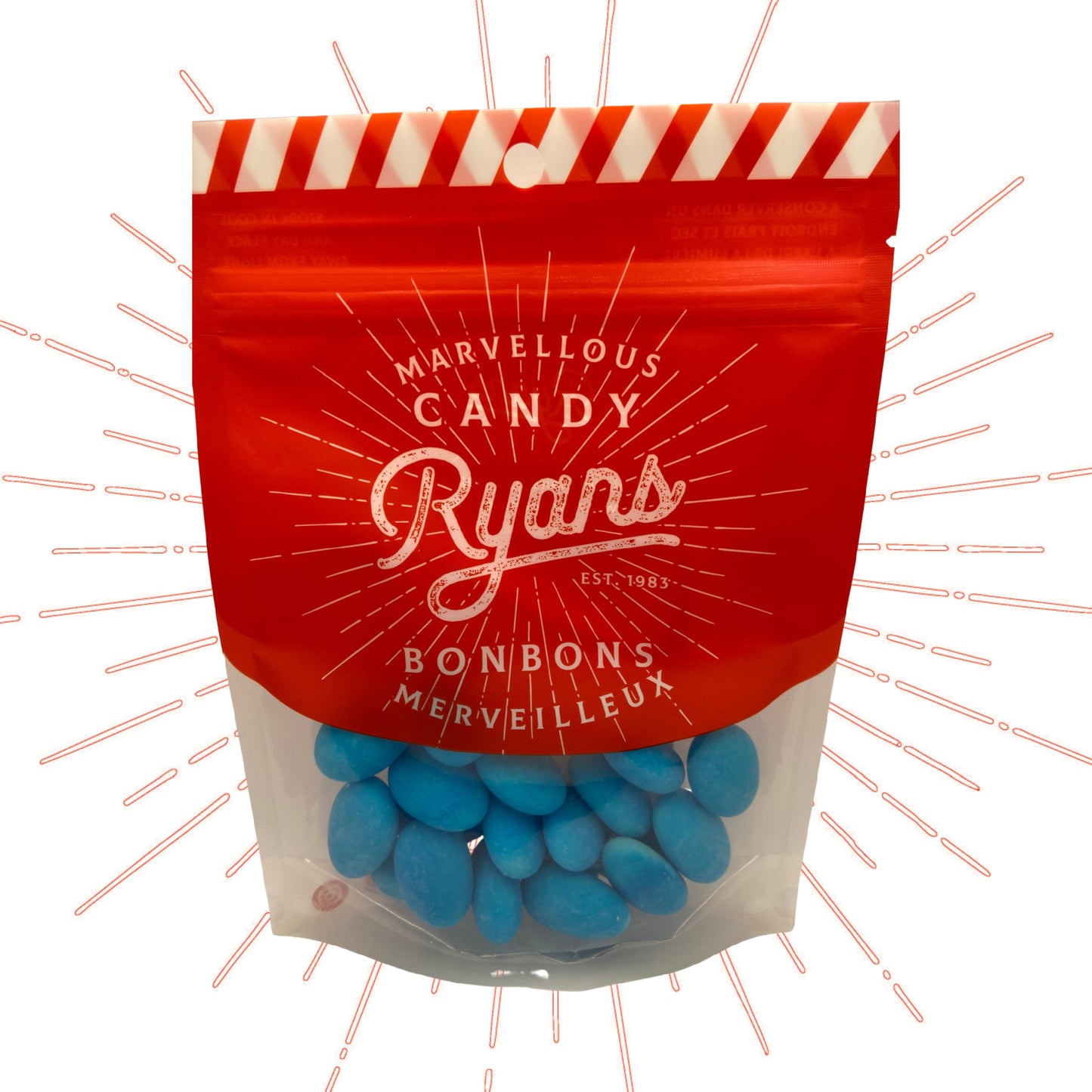 Blue Confetti Almonds 120g | Festive and Colourful – Ryans Candies