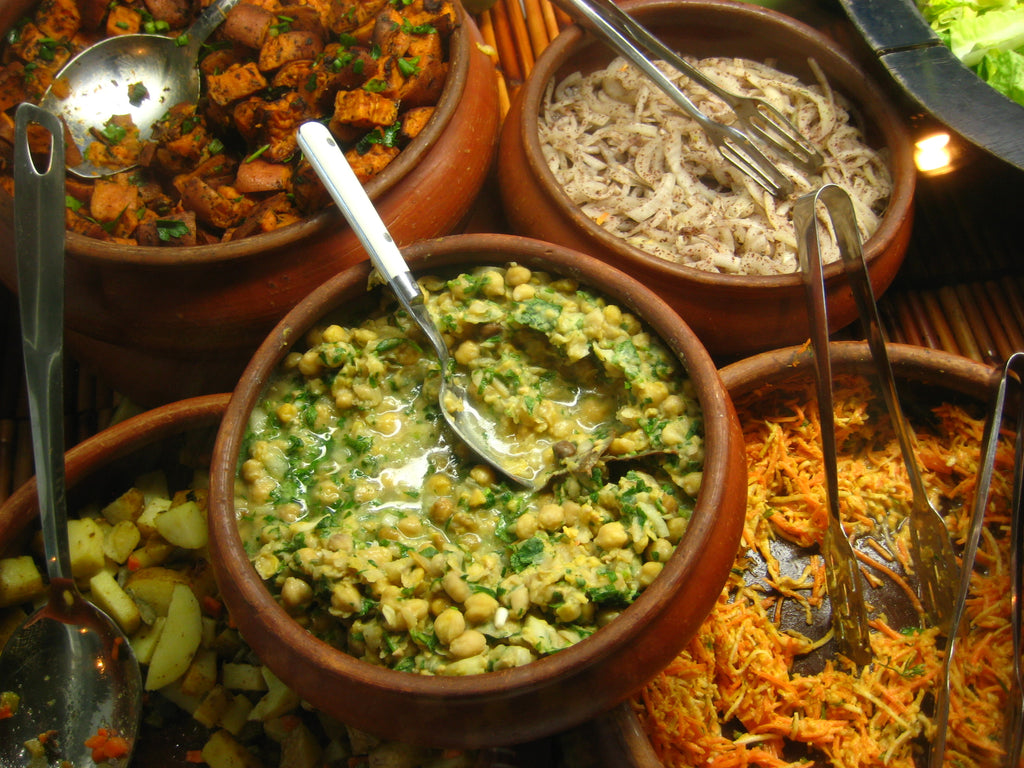 ingredients used in the panthere verte vegan cuisine