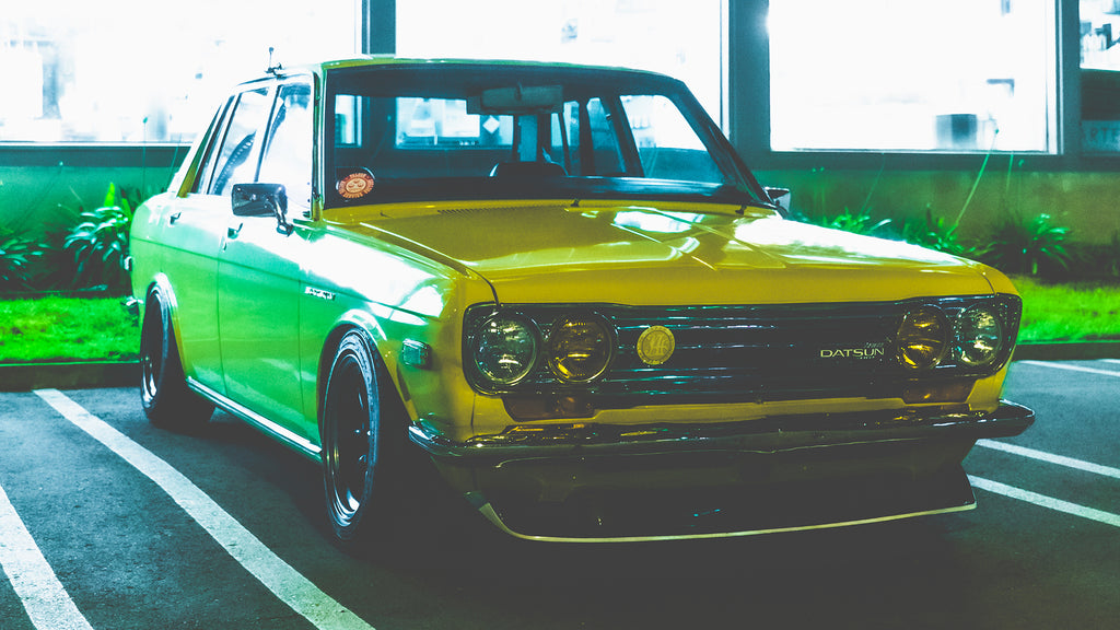 Datsun 510 At a Local Car Meet